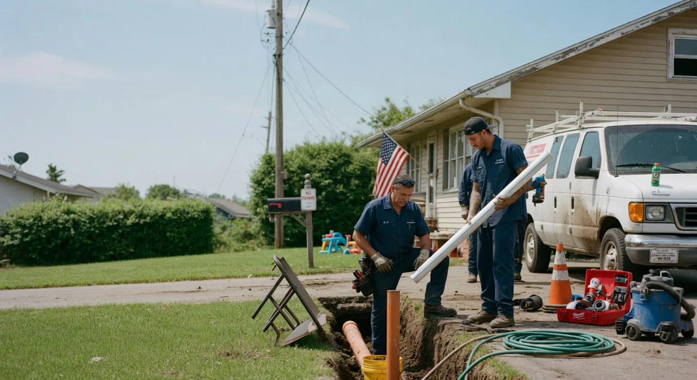 Sewer Line Inspection in Burneyville, OK